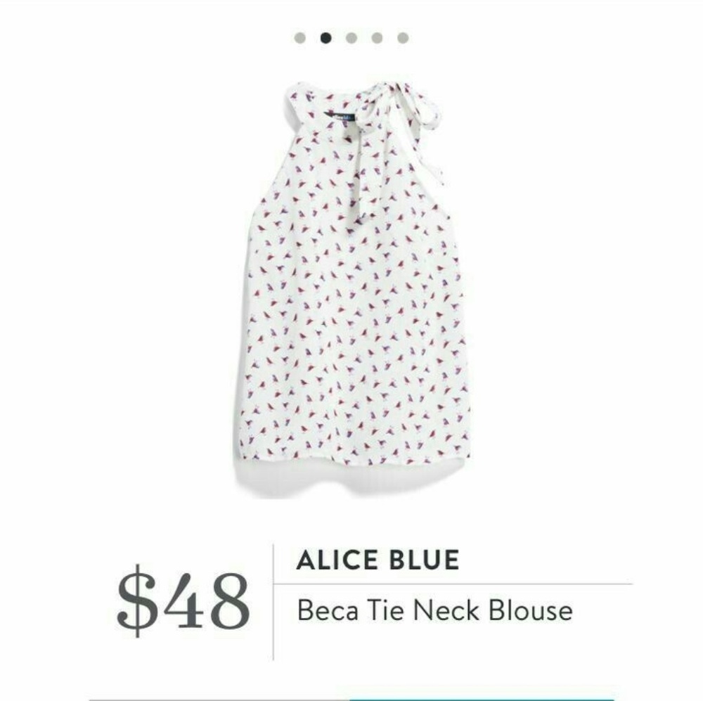 Alice Blue tie neck halter top! XXL